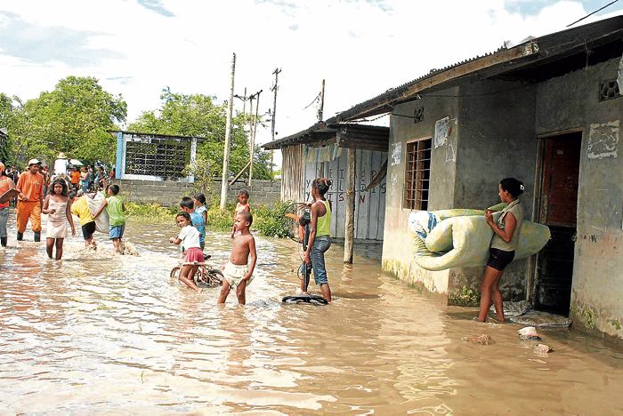 Inundaciones en Sucre, Imagen referencia.