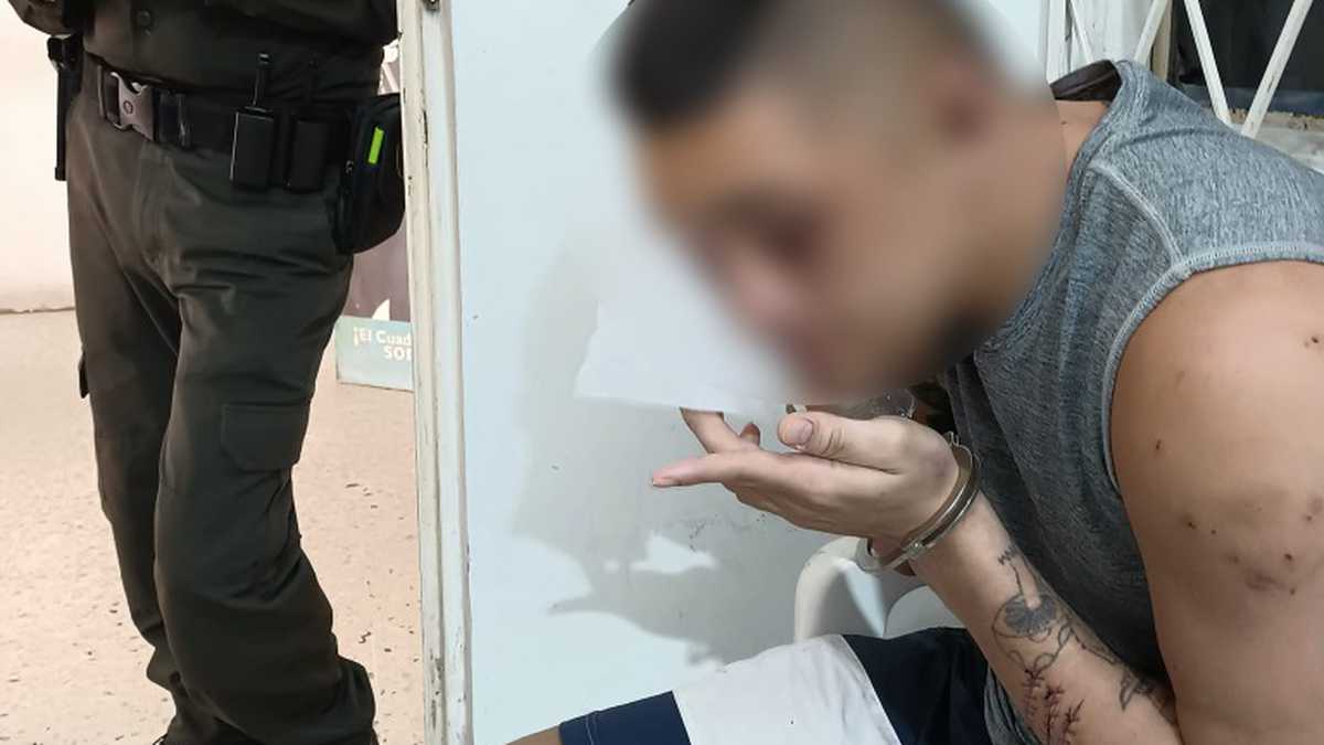 Video de preso golpeado en Piedecuesta, Santander
