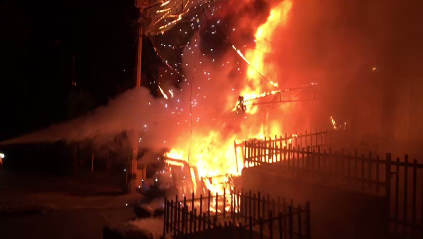 Incendio en Ciudad Bolívar. Imagen referencia.