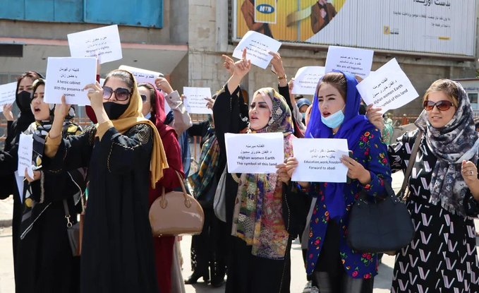 Protesta de Mujeres Kabul - Google