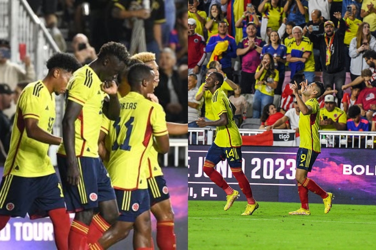 Colombia fue superior a Paraguay y lo venció 2-0