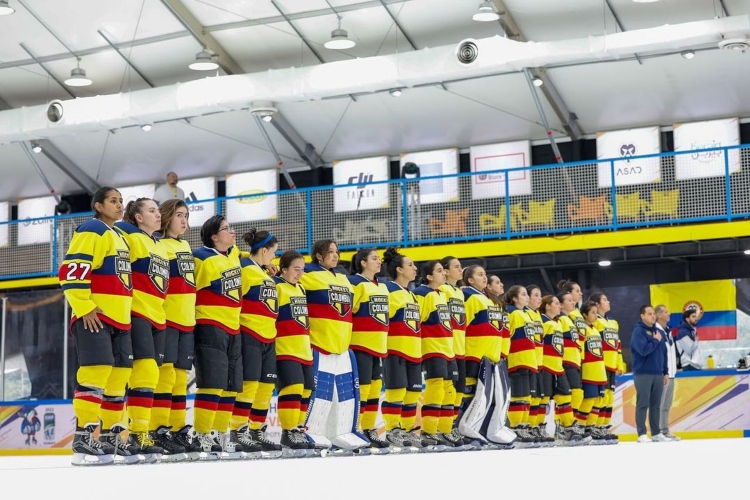Colombia campeona de hockey sobre hielo