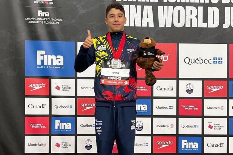 Colombia subcampeón mundial junior en trampolín de un metro