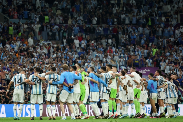 El himno de la Selección Argentina en Qatar 2022