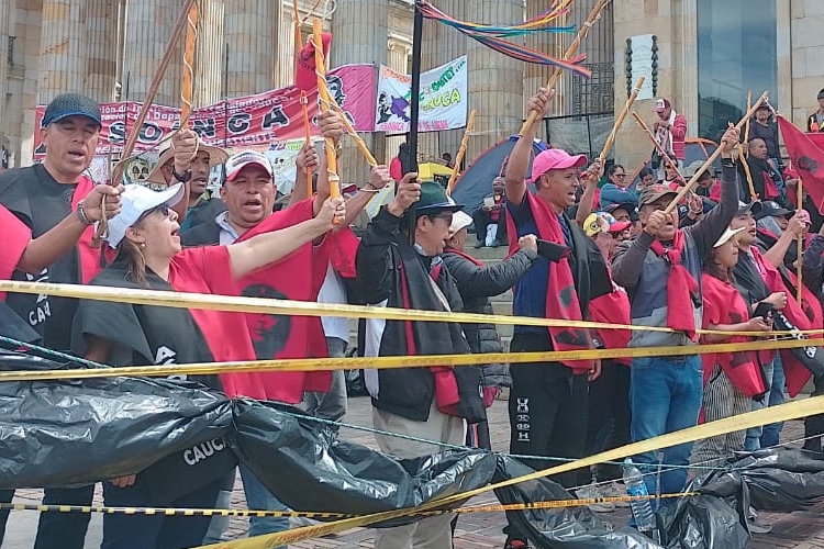 Gobierno y Asoinca llegaron a acuerdo para levantar protestas en el Congreso - Cortesía