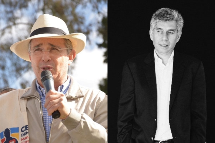 Álvaro Uribe y Daniel Coronell-Redes sociales