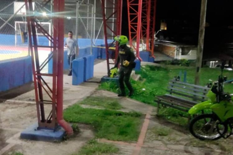 Dos heridos dejó ataque en cancha de microfútbol en Rionegro, Antioquia - Cortesía