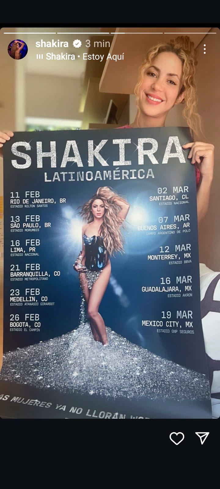 Shakira en Colombia con 'las Mujeres ya no lloran': ¡Ojo a los precios