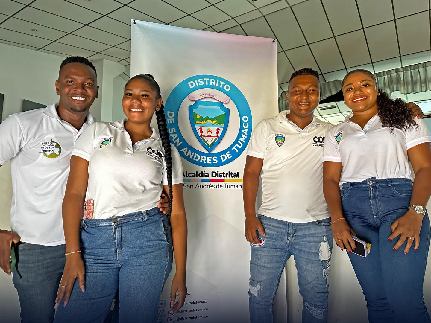 En el Segundo Consejo Municipal de Política Social (COMPOS) participaron Luis Arboleda, Asly Marquinez, Luis Chillambo y Lina Cajares.