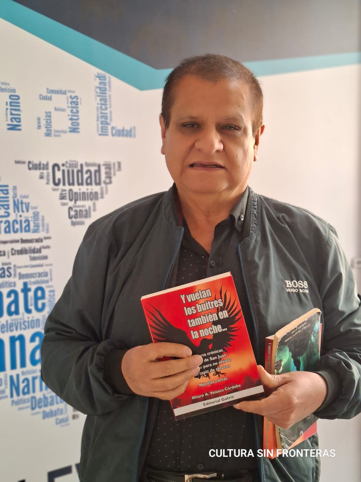 Álvaro Velasco, escritor. Foto silueta.