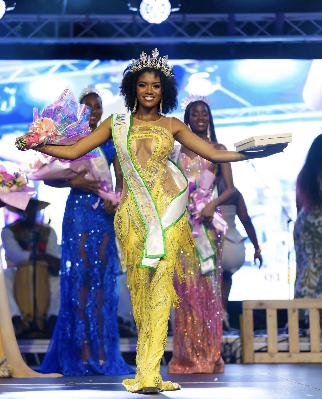 Leidy Quiñones, reina.