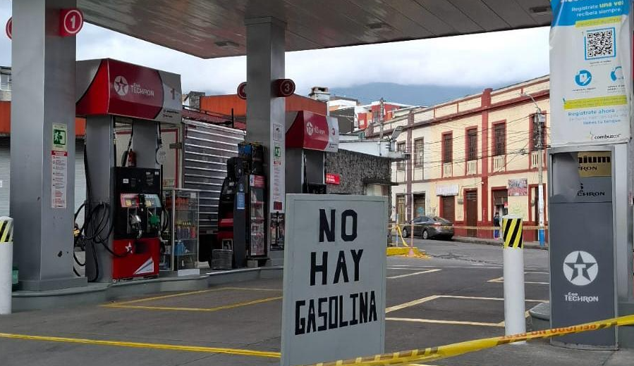 Escasez combustible Pasto