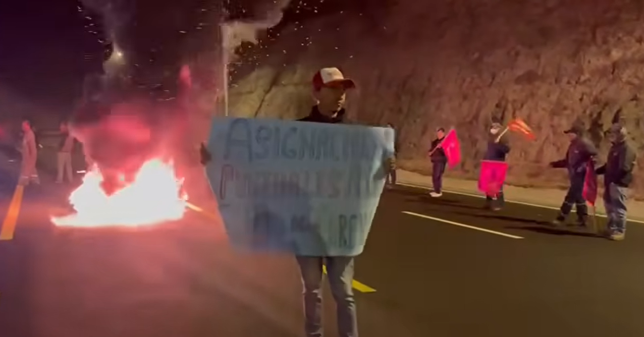 CIERRES VIALES EN LA PANAMERICANA ECUADOR