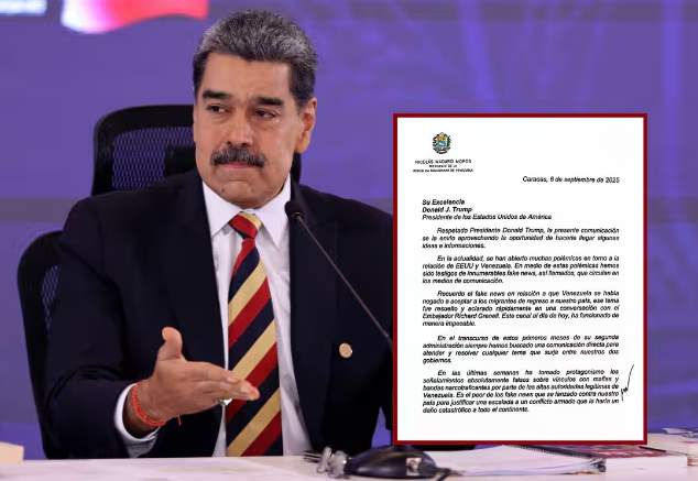Carta Maduro Trump
