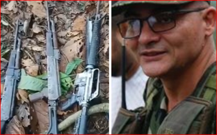 Armas- Depósito ileal- Meta- La Floresta- Ejército- Iván Mordisco- Martpin Villa- alias Kevin- 10Sep-