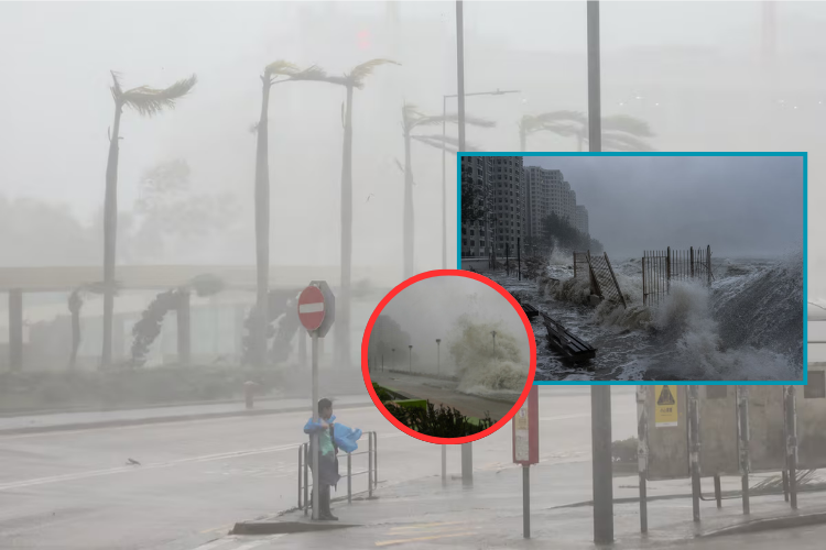 Tifón Ragasa azota Asia con fuerza y deja estragos en China, Taiwán y Filipinas