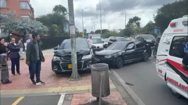 Esto se sabe del choque múltiple que afecto la movilidad en el Norte de Bogotá
