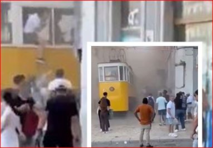 Tragedia- Portugal- funicular- Glória- Lisboa- 3Sep-