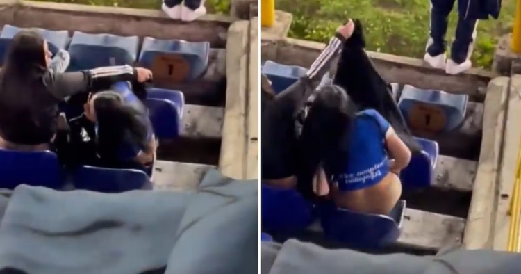 Una joven fue grabada mientras hacía sus necesidades fisiológicas en las gradas del estadio El Campí