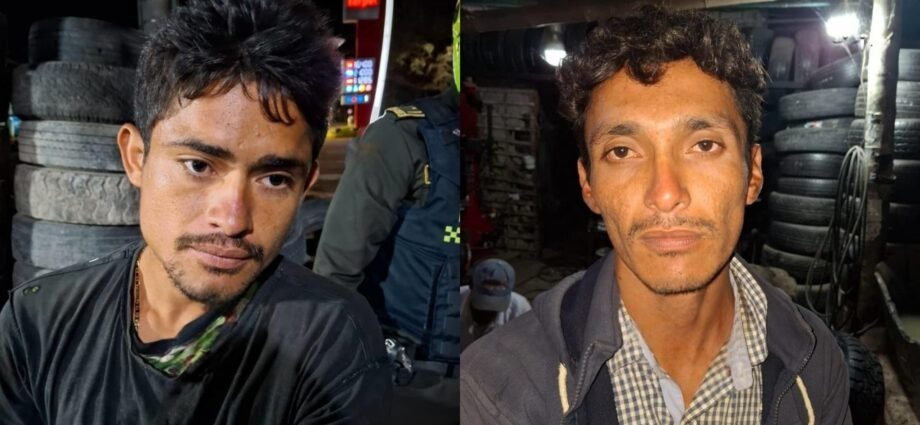 Los cogieron en pleno centro