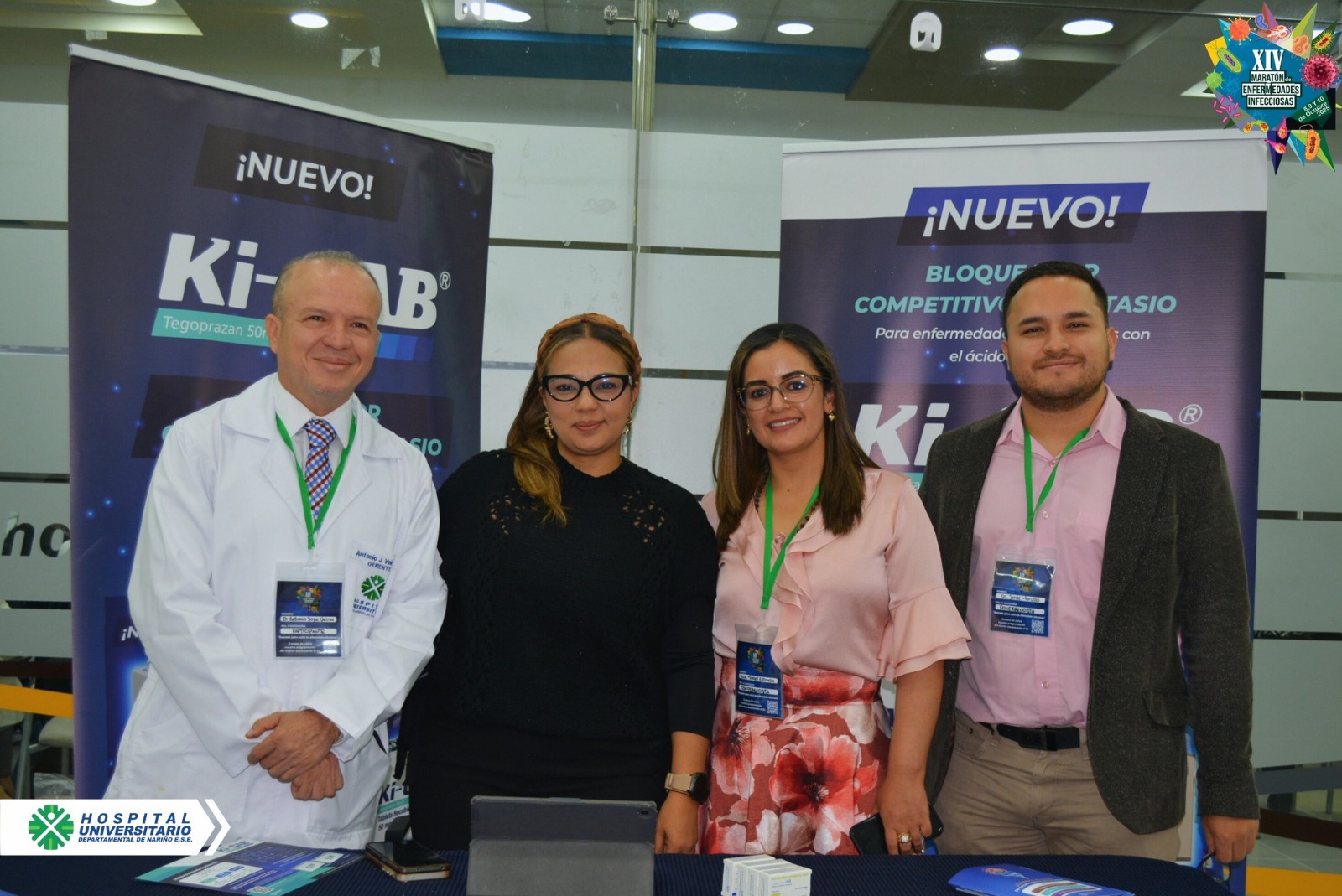 En la imagen, de izquierda a derecha, aparecen Antonio Veira, Marcela González, Margot Estrada y Jorge Morcillo, quienes participaron en el evento académico realizado en la capital nariñense.