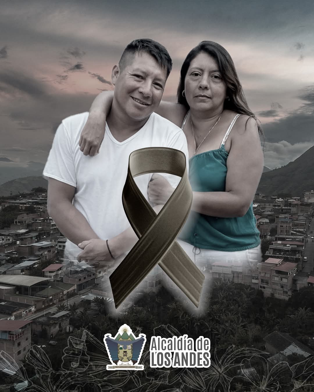 Un deslizamiento de tierra arrasó parte de la vereda El Huilque, en el municipio de Los Andes Sotomayor, cobrando la vida de Irma Alvear y José Anamá,
