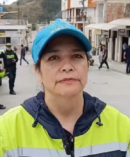 Sonia Cabrera, funcionaria.