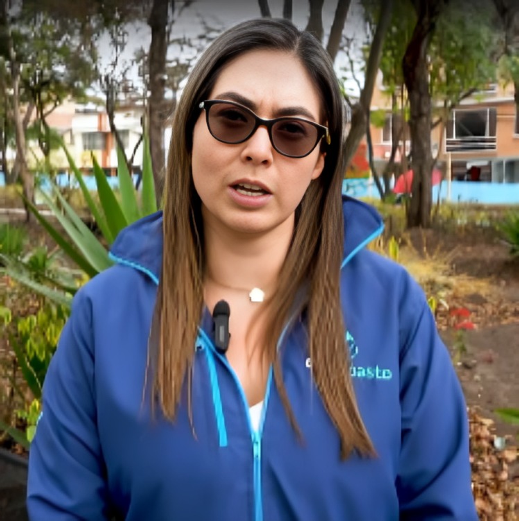 Vanessa Córdoba, funcionaria.