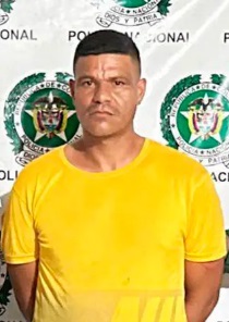 Jhon Mendoza, capturado.