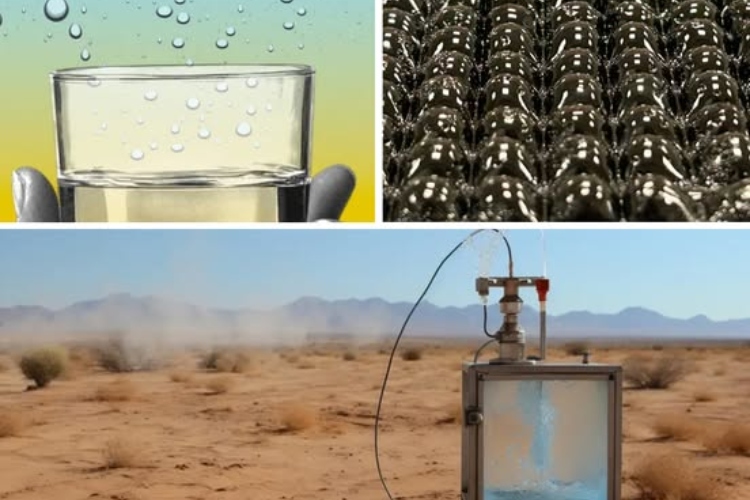 Científicos logran extraer agua del aire en pleno desierto sin electricidad