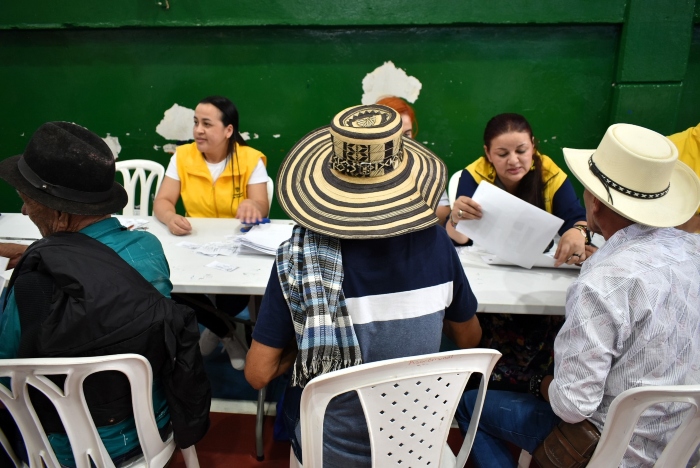 Colombia- víctimas- Unidad para las Víctimas- cartas de indemnización- Ituango- Antioquia- 1Oct-