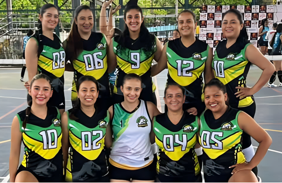 Brillaron en voleibol