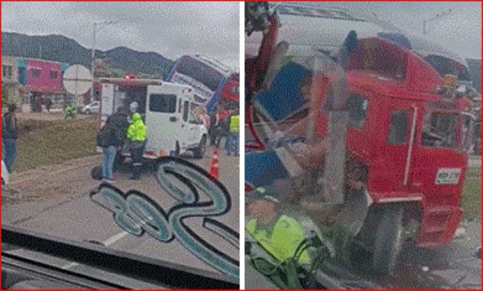 Accidente de Tránsito- 24Nov- Tierra Negra- Bogotá-Tunja-