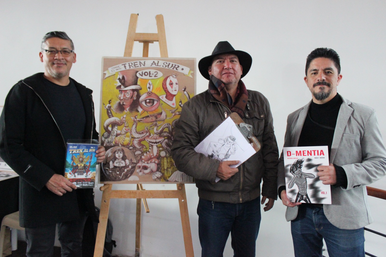 En Pasto, un grupo de jóvenes ilustradores y escritores decidió que el cómic no podía seguir siendo un arte relegado. Bajo el nombre Vortex Comics, Daniel Castillo, Mario Moreno y Román Ramírez encabezan un colectivo que busca dar vida a narrativas frescas, pensadas tanto para niños como para jóvenes, con el Carnaval como punto de partida y la imaginación como motor. Su proyecto más ambicioso llegará en 2026: una historia donde la fiesta más representativa del sur del país se combina con la inteligencia artificial en un escenario futurista, diseñado para deslumbrar a un público infantil y juvenil ávido de nuevas formas de contar. Mientras tanto, trabajan en sembrar curiosidad y afición con revistas que ya circulan en la ciudad: Tren al sur, Demencia, y las propuestas independientes Sin sello loco y Polilla. Cada una aporta un tono distinto, desde la reflexión filosófica hasta el suspenso más intenso. La idea es consolidar un espacio cultural que permita a los artistas locales mostrar su visión, creando cómics que no se limitan a imitar modelos internacionales, sino que nacen de la identidad y la creatividad pastusa. El objetivo de Vortex Comics es claro: que las nuevas generaciones crezcan rodeadas de historias gráficas que las inspiren a pensar, imaginar y, por qué no, a crear sus propios universos en viñetas.