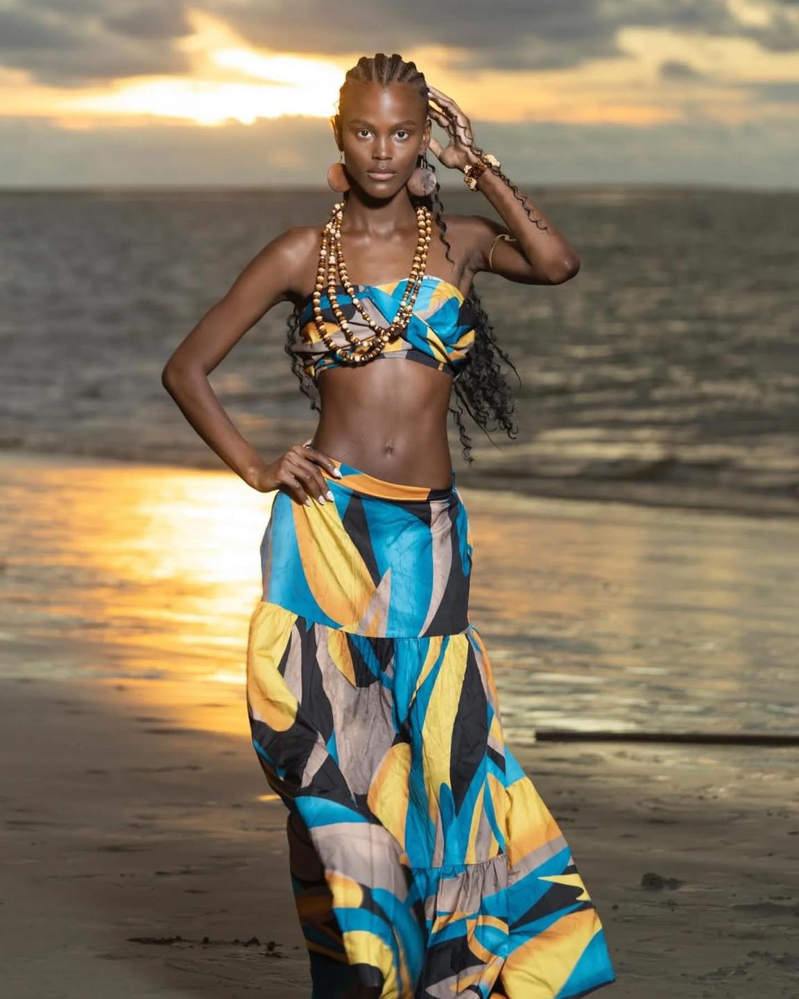 Valentina Castro, de 22 años, la primera nariñense y colombiana en modelar en el Victoria’s Secret Fashion Show en Estados Unidos.