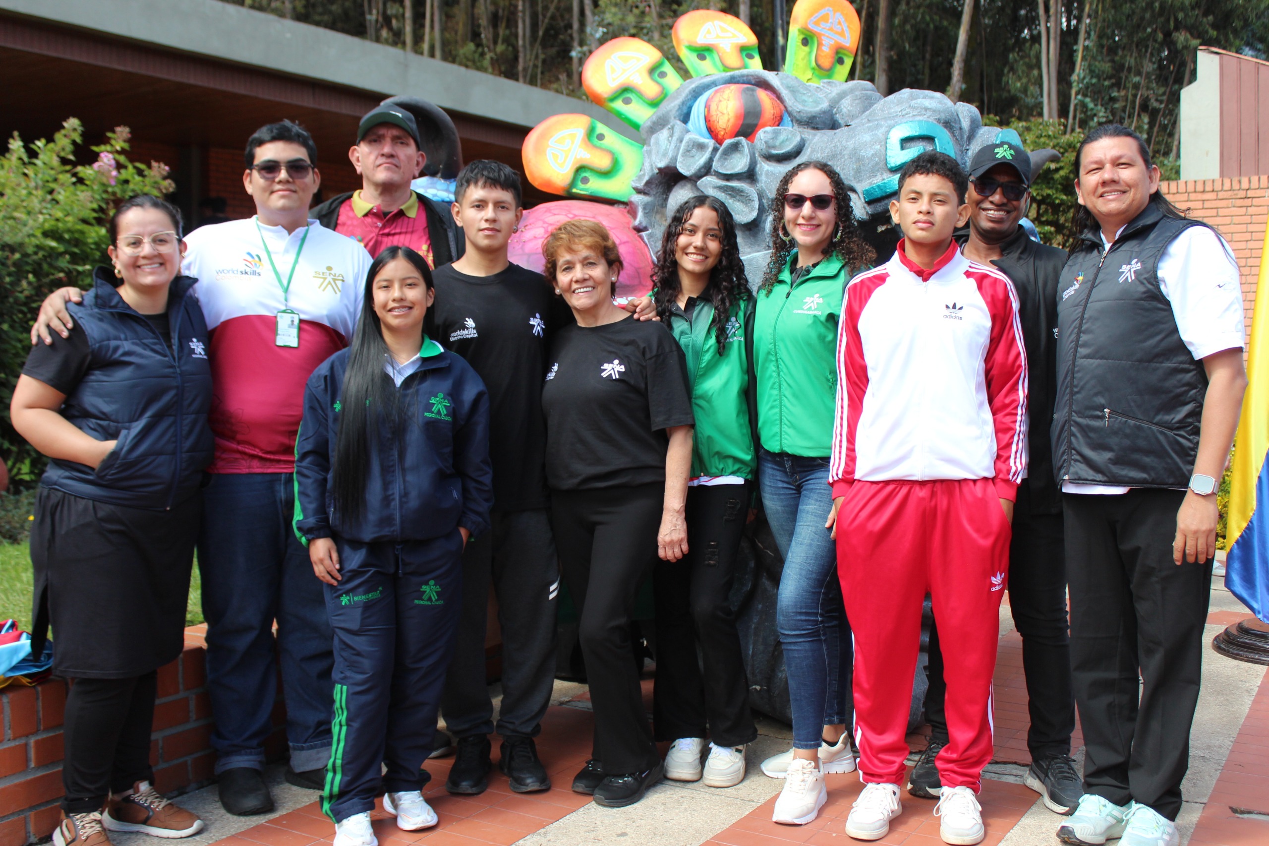 Angie Bravo, Steven Rodríguez, Xiomara Ulcue, Wilson Pérez, María Alejandra Padilla, Juan Estevan Gil, Marly Romero, Ana Acuña, Isaías Borrero, Juan Ponce y Nixón Rodríguez participan de WorldSkills Colombia 2025.