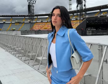 Dua Lipa y el brillo que dejó en Bogotá 