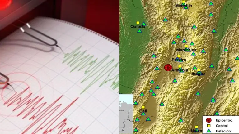 Temblor sacude Colombia en la madrugada del 3 de diciembre cerca de cuatro ciudades principales