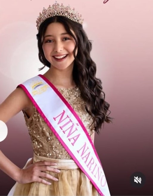 Talento nariñense: Isabella García Antolinez se corona como ‘Niña Nariño’