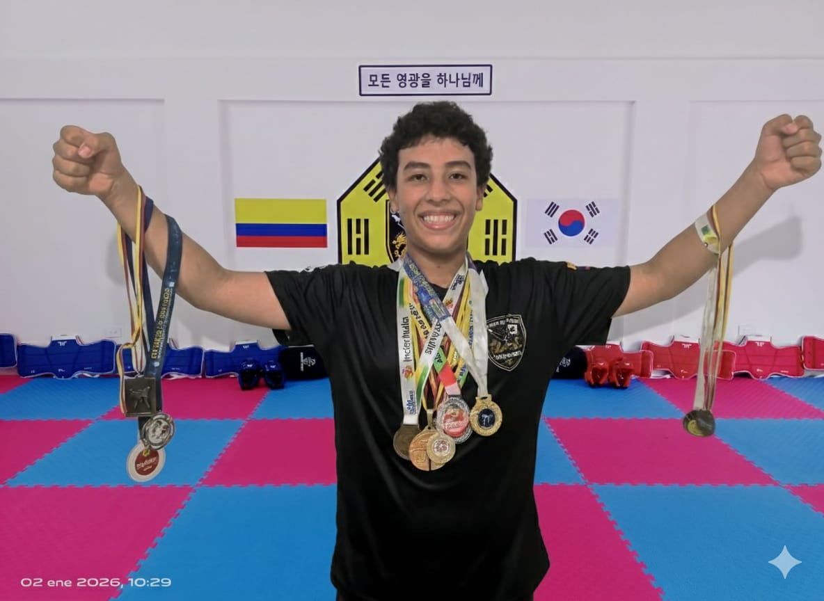 Talento taekwondista en ascenso