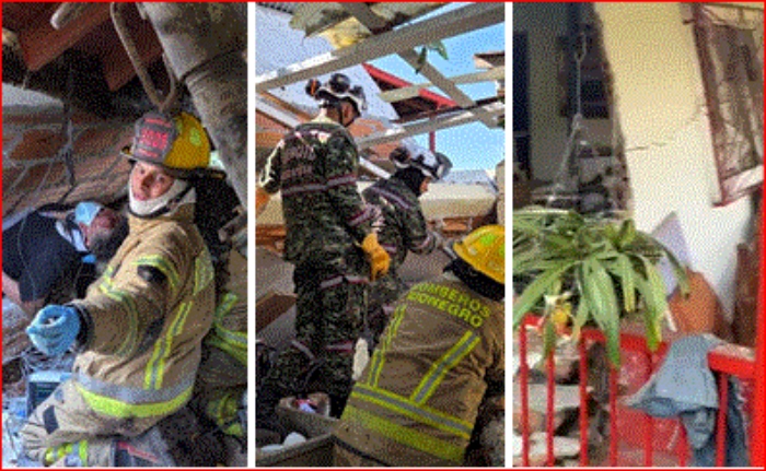 Explosión- Rionegro- Rescate- Bomberos- Ejército-