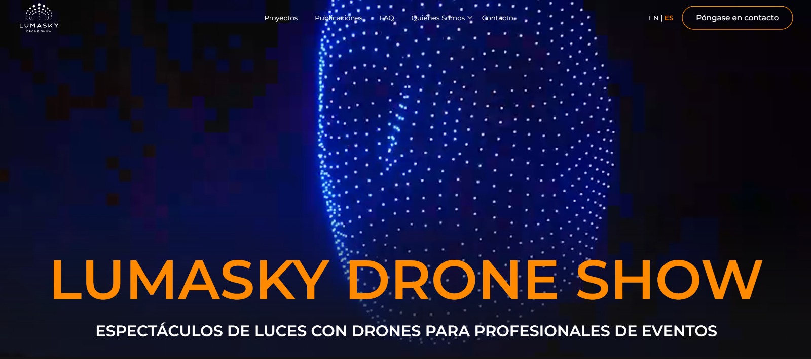 espectáculos de luces con drones