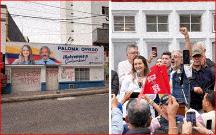 Paloma Valencia- Juan Daniel Obiedo- Bucaramanga- vandalismos. insultos- Iván Cepeda- Abelardo de la Espriella- MinDefensa- 12Abr-
