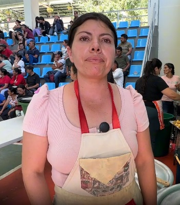 Gloria Díaz, habitante.
