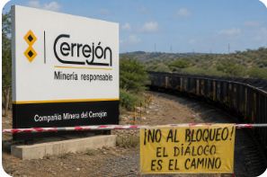 Cerrejón suspende operaciones por bloqueos en La Guajira