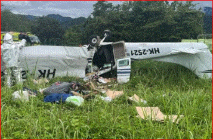 Meta- accidente aéreo- muertos- Cessa 206- Ministerio de Transporte- DIACC- 1Jun-