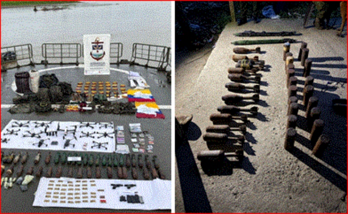 Cauca-explosivos- Armada- Colombia- Jaime Martínez- FARC-EP- 16jun-