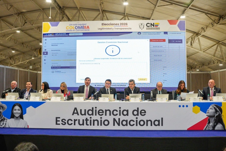 Con cero reclamaciones, el Consejo Nacional Electoral declara los resultados de la primera vuelta