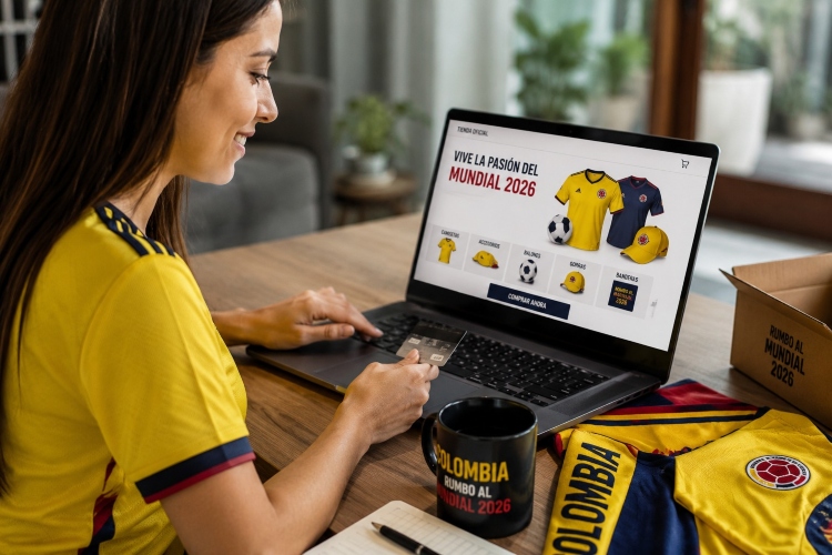 Camisetas, balones y calendarios: así compran los colombianos antes del Mundial 2026