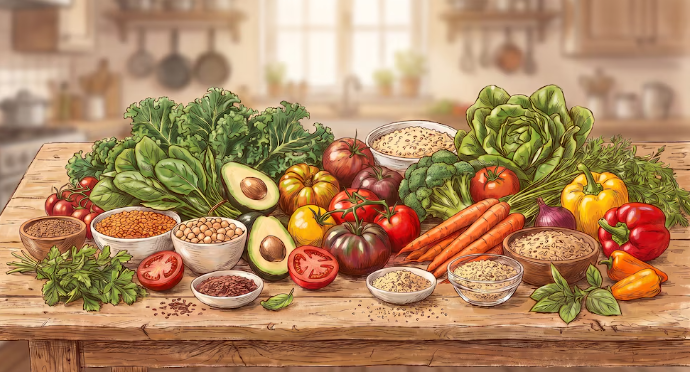 Nutricionista explica cómo una alimentación basada en plantas puede aportar proteínas, fibra y omega-3